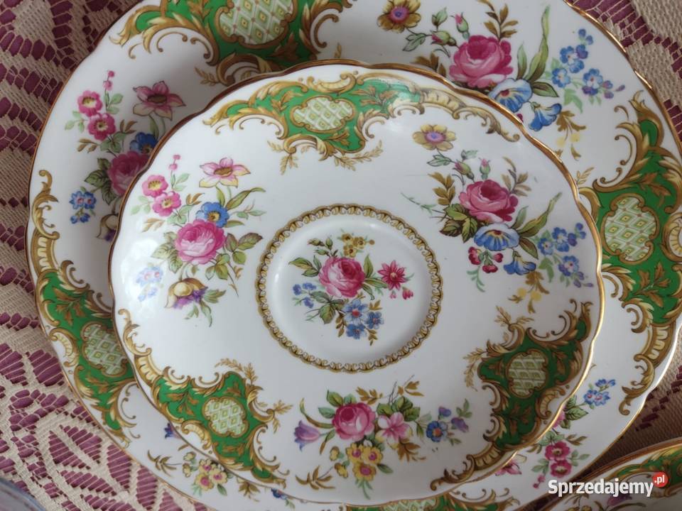 Windsor Green Tuscan Royal Kolekcjonerskie Trio