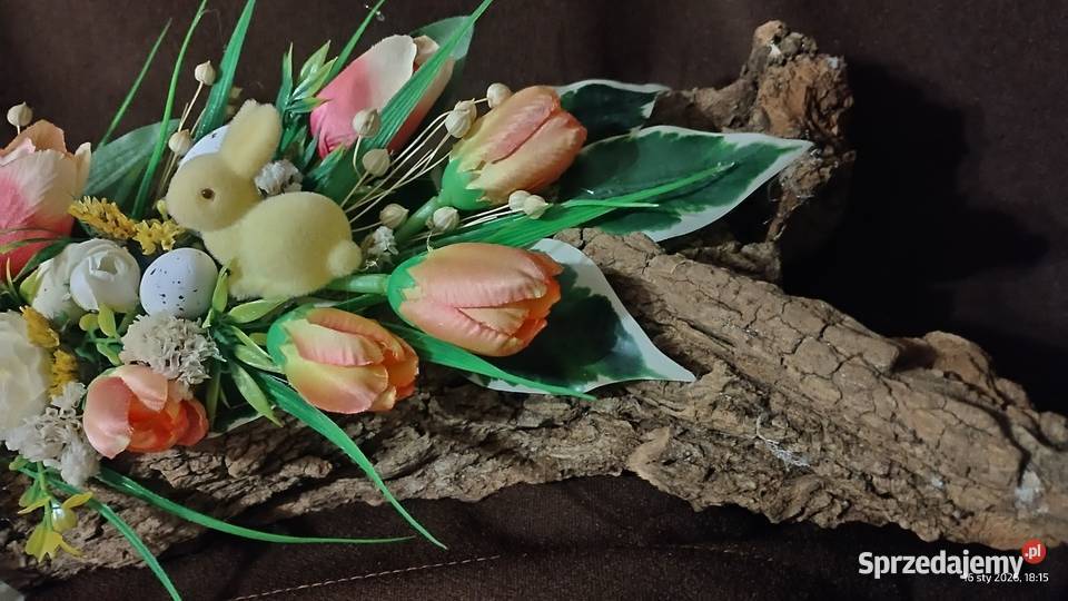 Dekoracja wiosenna wielkanocna na korze 55 Koszyce
