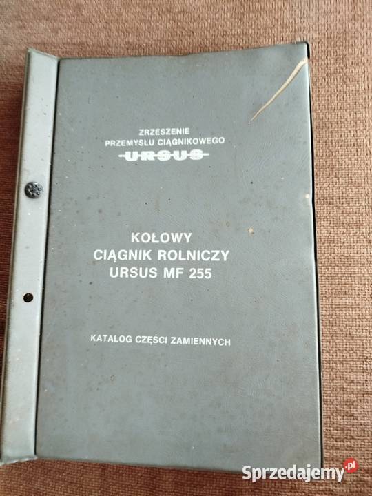 Katalog części zamiennych MF 255 oryginalny lubelskie Lublin
