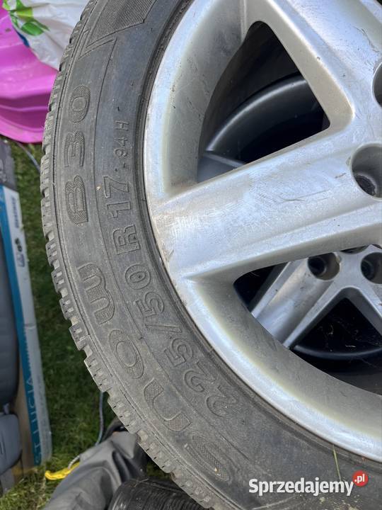 Koła felgi opony dwa komplety LATO ZIMA 17 VW Motoryzacja Łódź