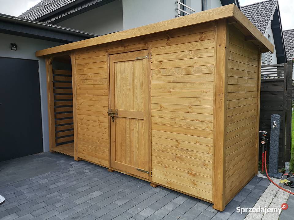 Domek narzędziowy 3 x 15m drewutnia 1 x 15m z Drewutnie Kalety sprzedam