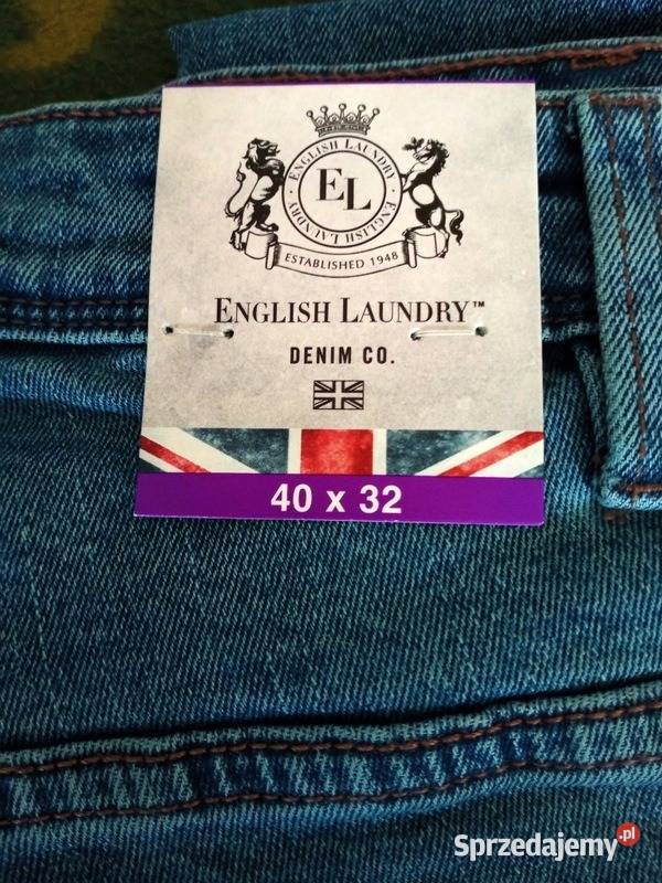 Jeansy Męskie English Laundry Harrow Straight Rozmiar XL Mielec