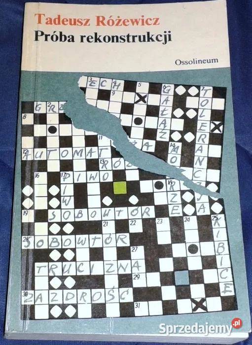 Próba rekonstrukcji Tadeusz Różewicz Chełm sprzedam