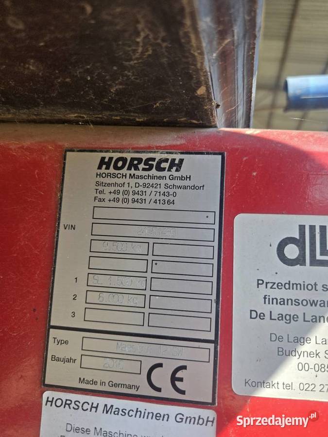 Siewnik Horsch Maestro 1275sw nieuszkodzony Grodków sprzedam
