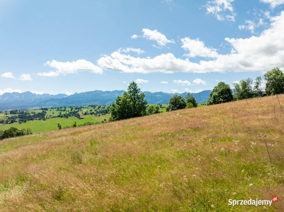 Sierockie Działka z widokiem na Tatry 1206M2 Sprzedaż sprzedam