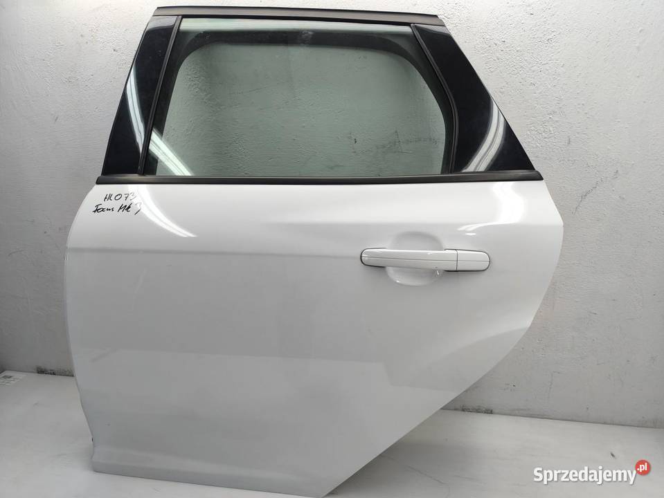 DRZWI LEWY TYŁ KOMPLETNE FORD FOCUS MK3 LIFT