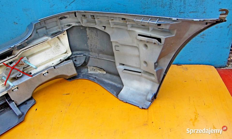 BMW E46 KOMBI 2003 ZDERZAK TYŁ KOMPL STAHLBLAU