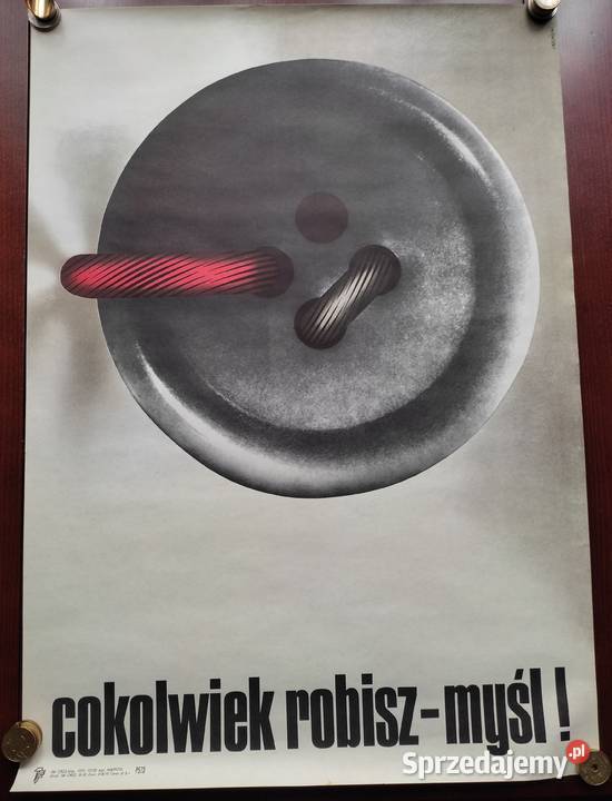 Plakaty o tematyce BHP inne PRL Białystok