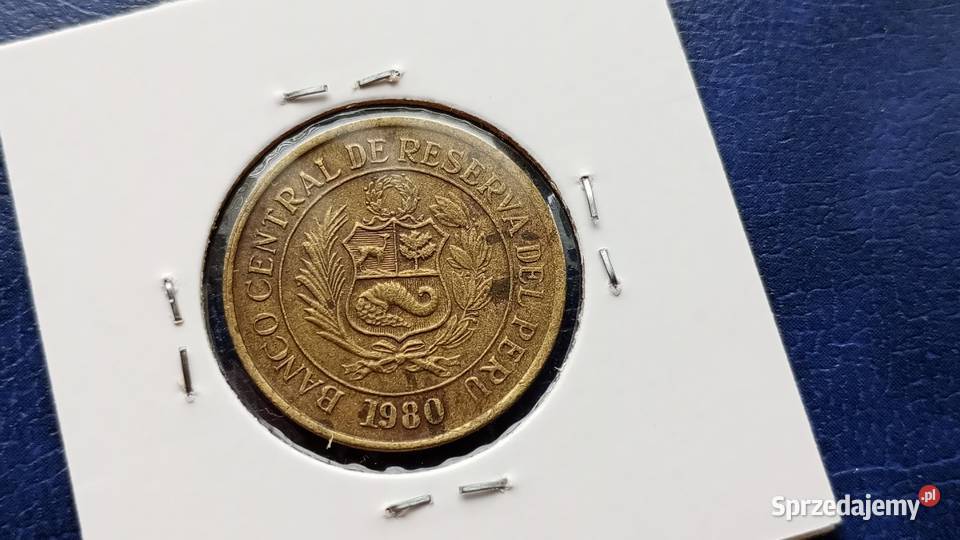 Stare monety 10 sola 1980 Peru Lesko