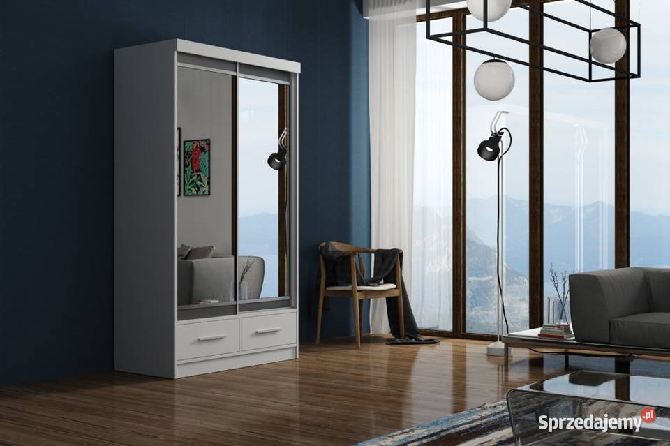 MARGO 250 SZAFA GARDEROBA z lustrem i szufladami 250cm Wrocław