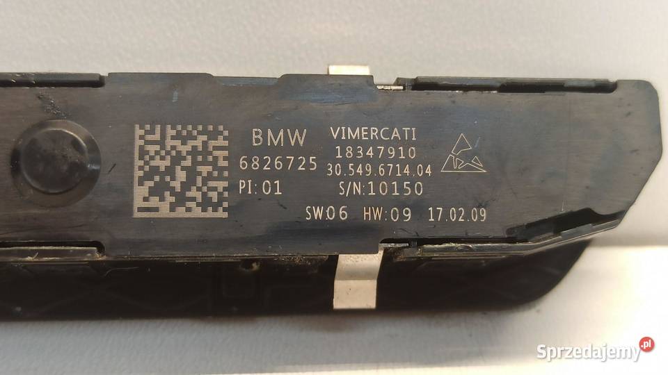 BMW 7 G11 PANEL OBŁUGI FOTELA 6826725 Części samochodowe sprzedam