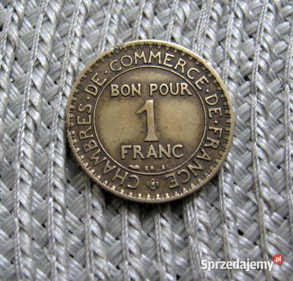 Francja 1 Frank 1923r Bon Pour