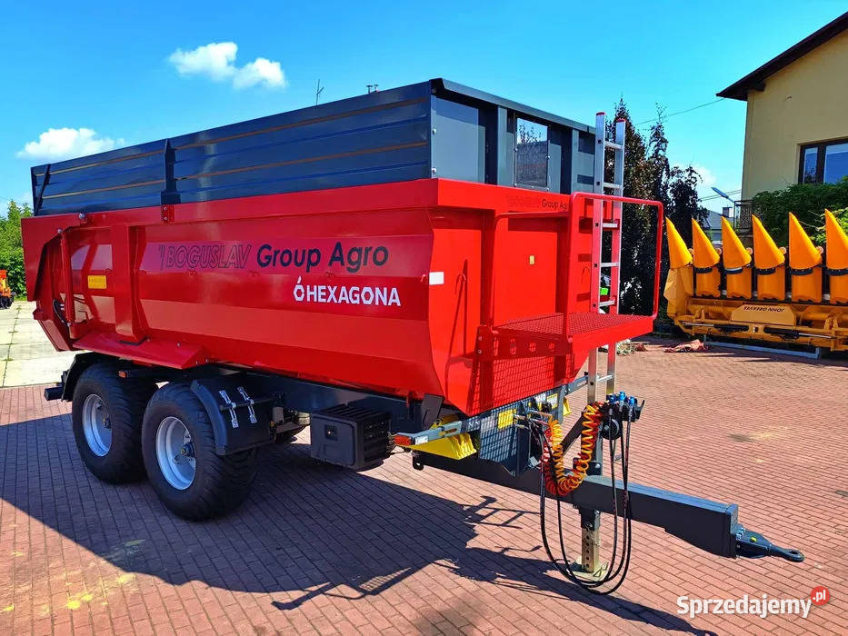 Przyczepa skorupowa BOGUSLAV 15T 18 m nieuszkodzony sprzedam