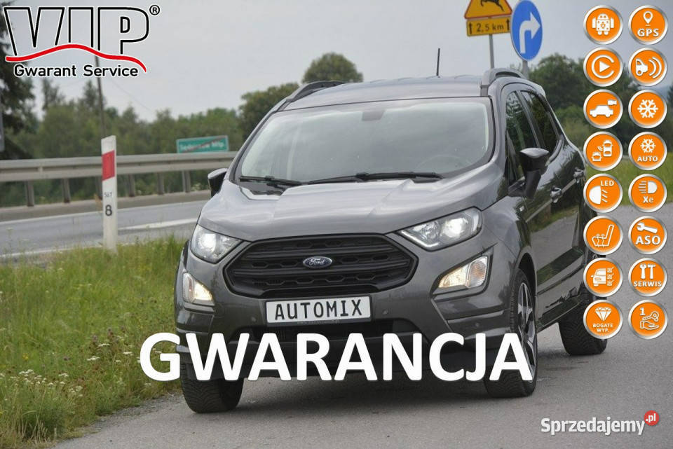 Ford EcoSport 10 EcoBoost gwarancja przebiegu ST elektrochrom. lusterko wst. EcoSport Sędziszów Małopolski