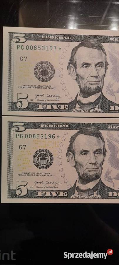 5 dolarów usa gwiazdka kolejne Warszawa