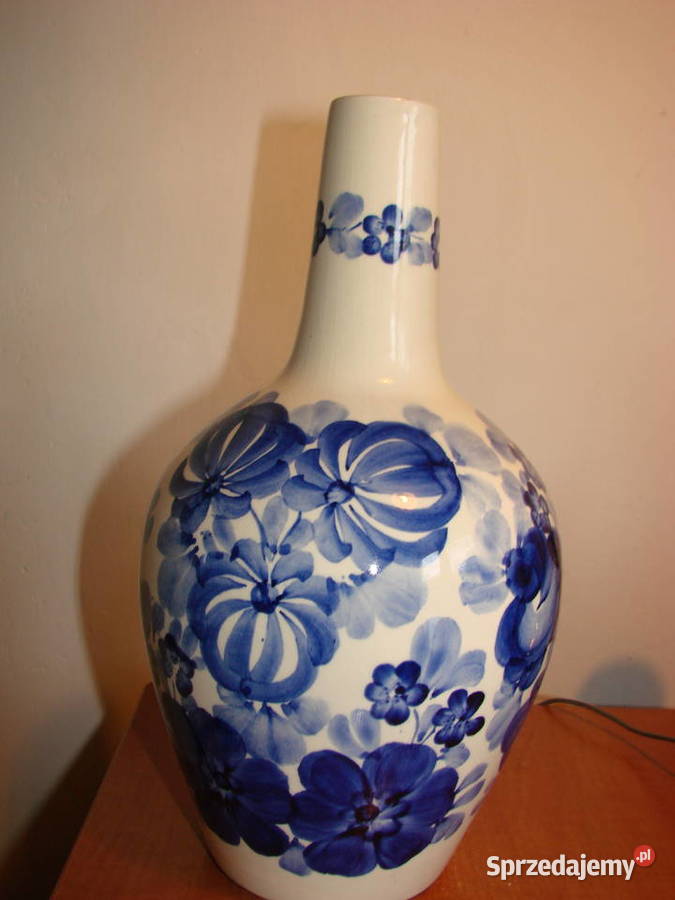 Włocławek fajansowy wazon PRL Pruszcz Gdański sprzedam