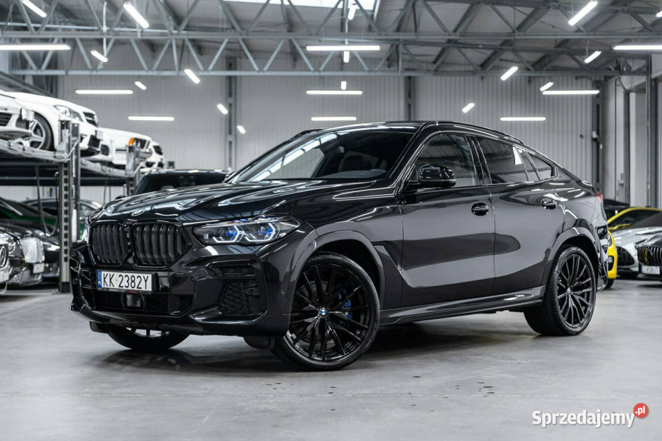 BMW X6 40d All Black Gwarancja 052027 Nowe opony kurtyny powietrzne Węgrzce