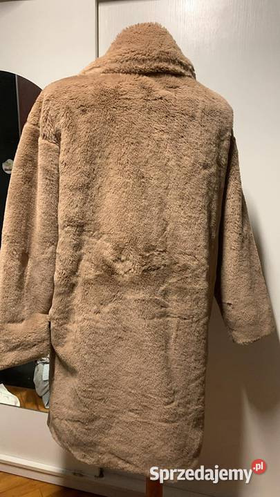 Brązowe futerko z kołnierzem Kurtki i płaszcze Boguchwała