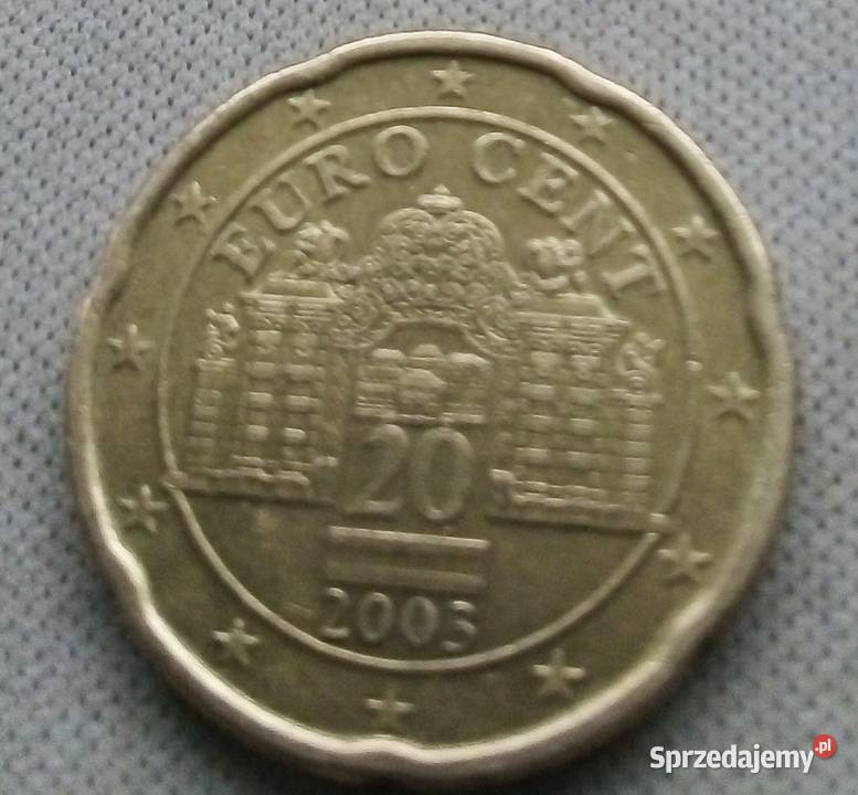 AUSTRIA20 EURO CENTVIENNA2003 r Legionowo