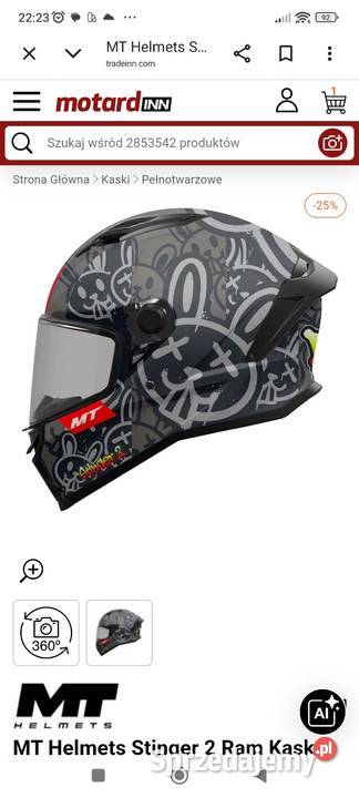 MT helmets Stinger 2 RAM M kupię Opole