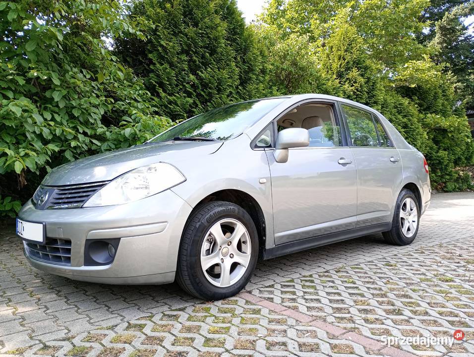 Nissan Tiida 16 benzyna 2007r Sedan 1600cm3 dolnośląskie Dzierżoniów sprzedam