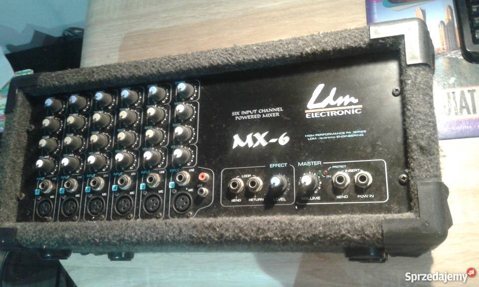 Powermixer Wzmacniacz LDM MX6 lubelskie Wólka Świątkowa
