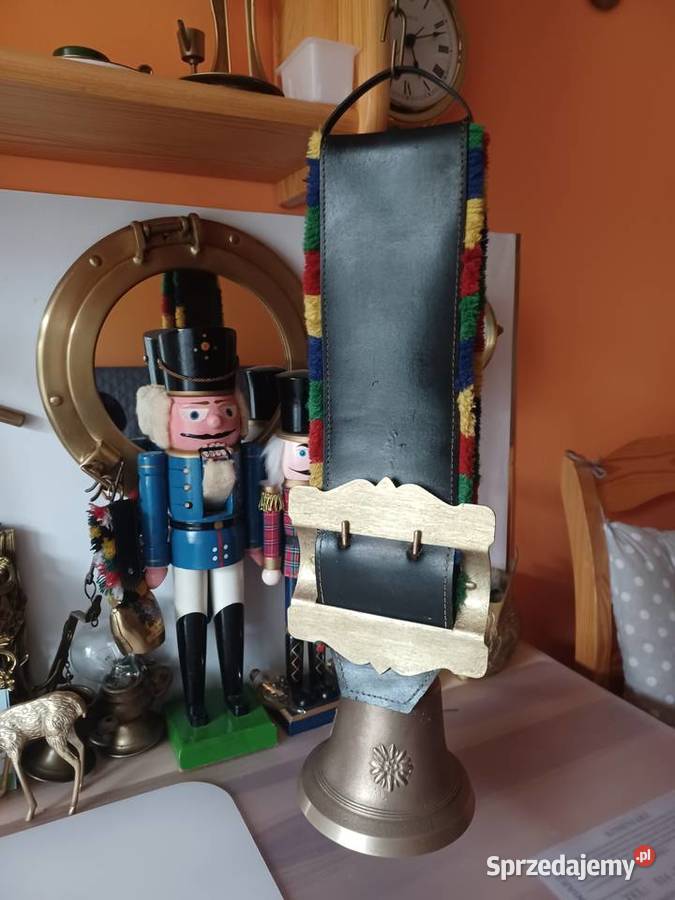 Krowiak Piękny mosiężny dzwonek