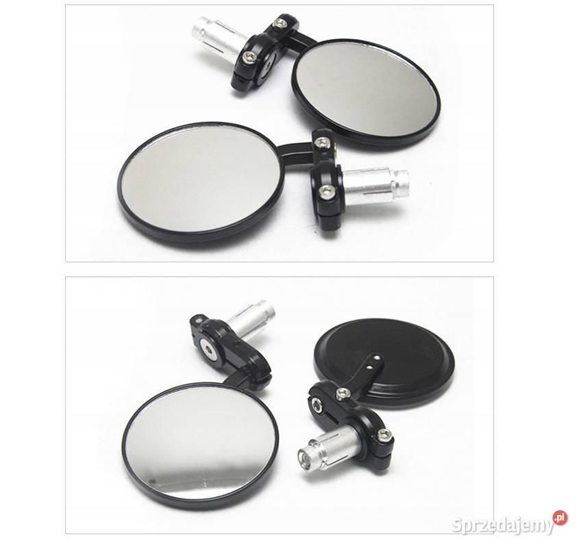 Lusterka motocyklowe wsteczne w kierownicę Lusterka Sosnowiec sprzedam