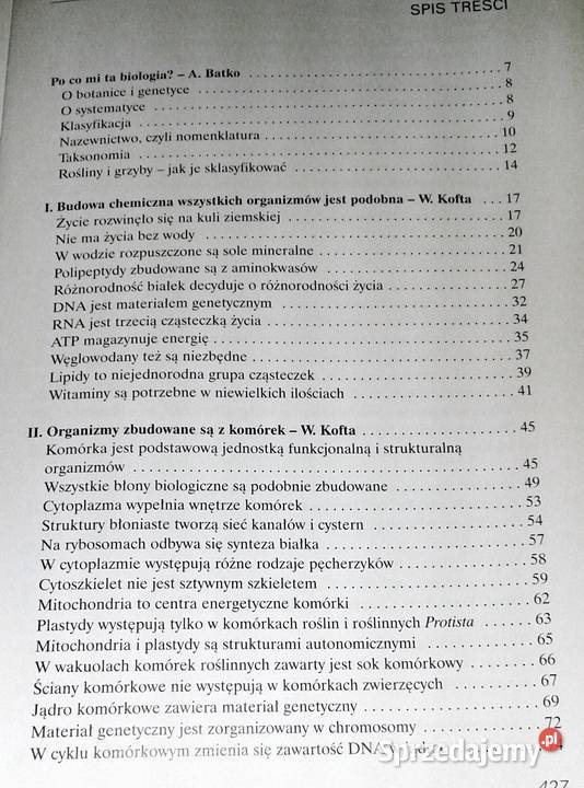 Botanika i biologia komórki Andrzej Batko i inni lubelskie