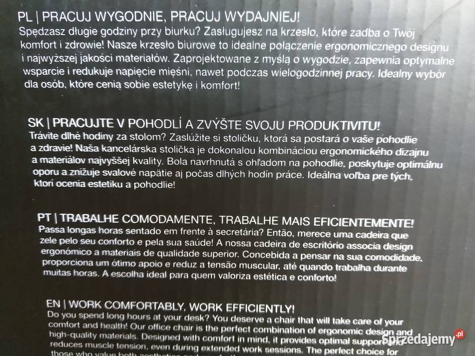 NOWY Fotel Obrotowy Biurowy Krzesło Obrotowe Fotele i krzesła obrotowe Zabrze