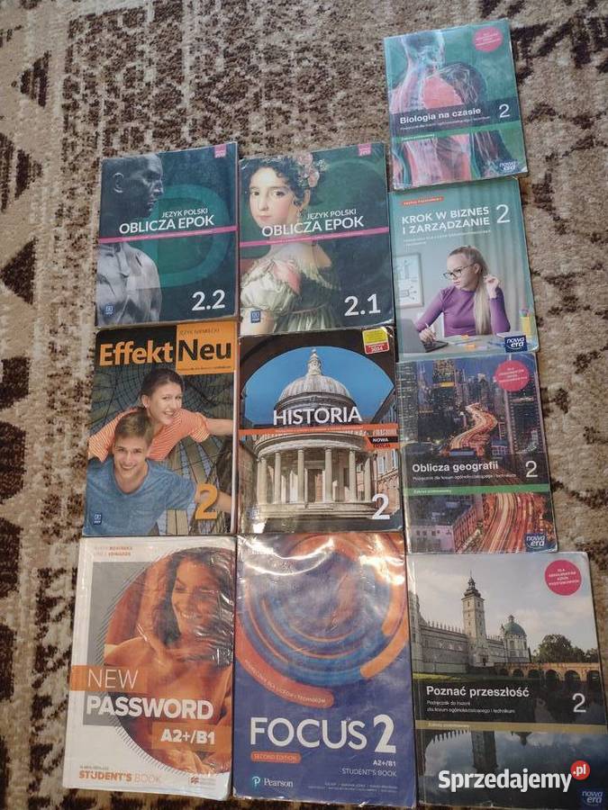 Zestaw Podręczników Szkoła średnia KLASA 2 Szczecin sprzedam