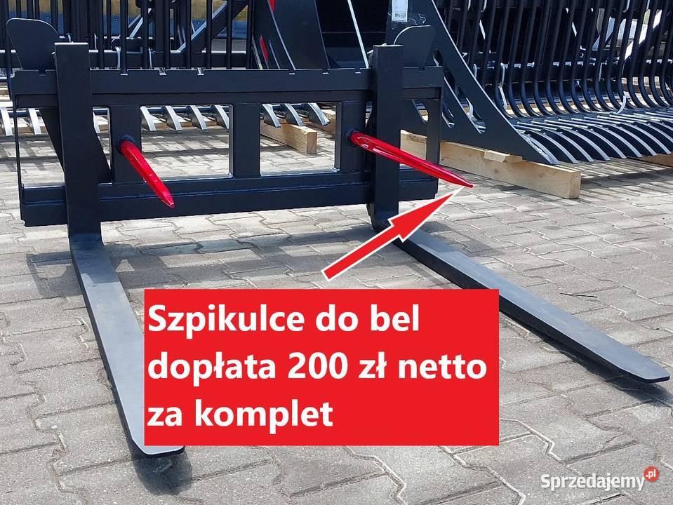 PALECIAK FEM 2A widły do palet 2500 nieuszkodzony