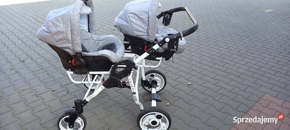 Wózek bliźniaków 3 w 1 Rozkładane Opatów
