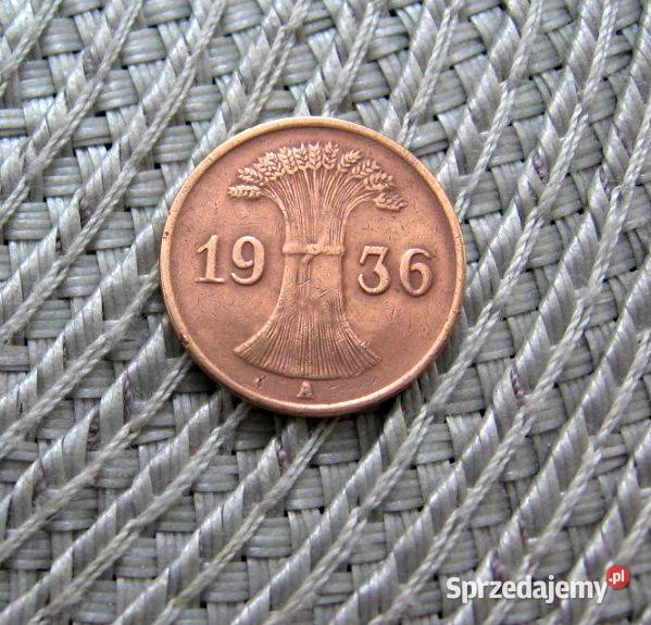 Niemcy 1 Reichspfennig 1936r A Kalisz