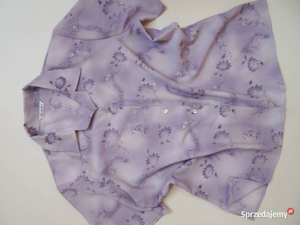 Berkertex Lawendowa srebrzona koszula 44 46 Nowy Sącz sprzedam