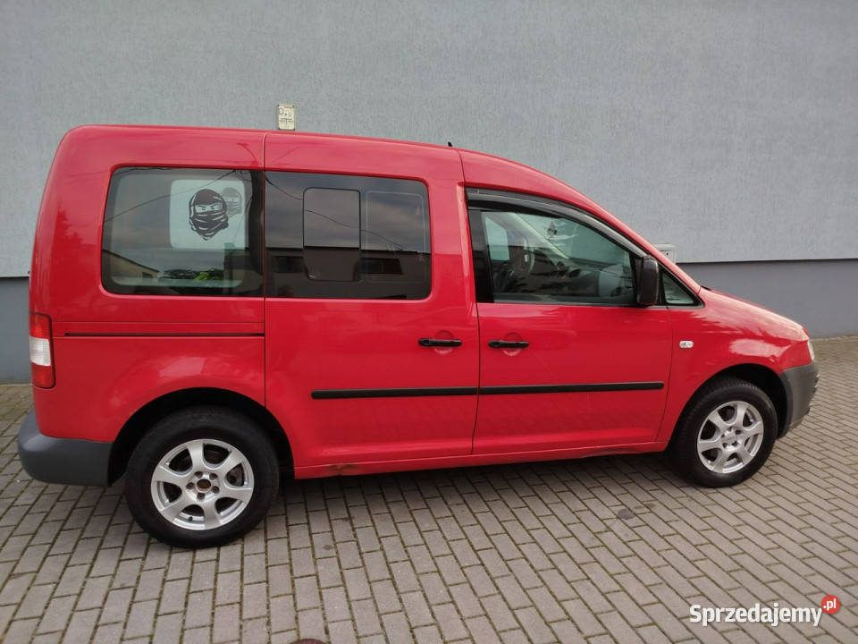 Volkswagen Caddy Benzyna Klima 5 osobowy III Toruń