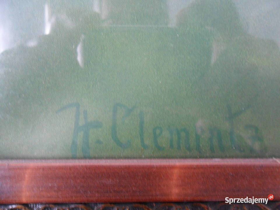 Obrazprzedwojenna reprodukcja amorki i nimfy