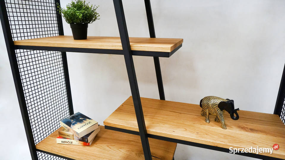 Regał loftowy KRATKA 130cm Szafy, regały, półki Nowy Sącz