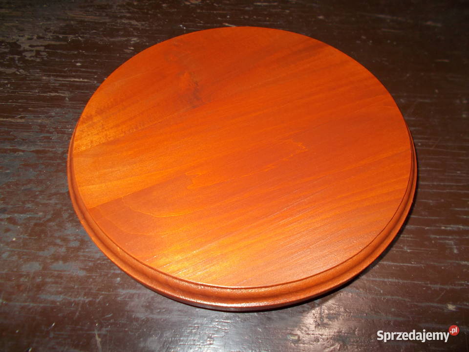 Podstawka drewniana okrągła lipowa pod modele Modelarstwo śląskie