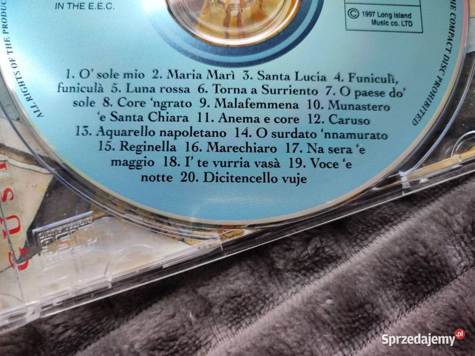 Luciano Manacore Nostalgia Napoletana 1996 CD Kultura i Rozrywka świętokrzyskie Kielce