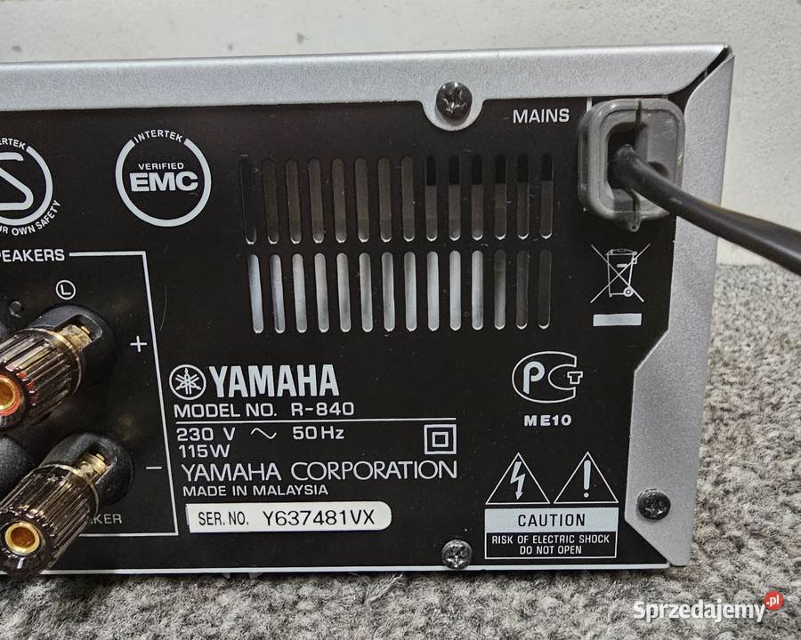 wzmacniacz stereo Yamaha PianoCraft R840 MCR840 Kraków