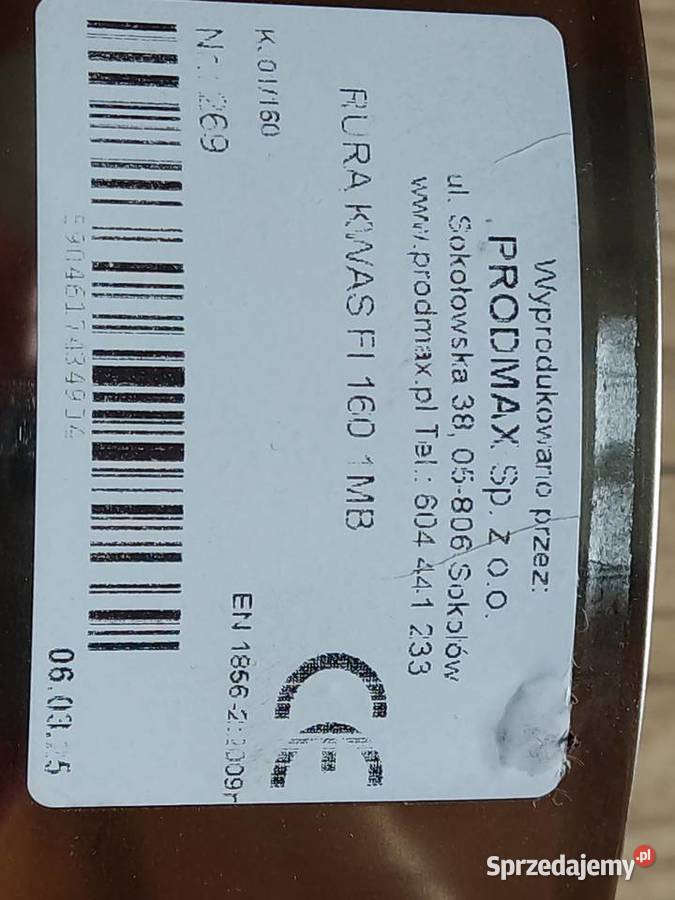 RURA DO SPALIN WKŁAD KOMINOWY PRODMAX 1M Babice