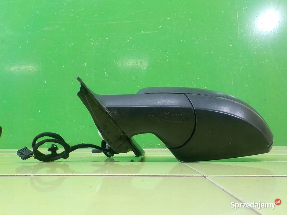 VW POLO V 6R 12 B 11r lusterko lewe 024483 Lusterka zewnętrzne Karoseria Suków