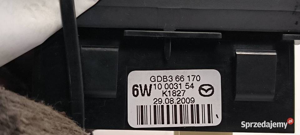 PRZYCISK MAZDA 6 II GDB366170 kujawsko-pomorskie Lipno sprzedam