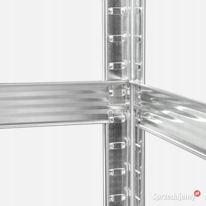 Regał magazynowy narożny metalowy srebrny 5 wielkopolskie Poznań