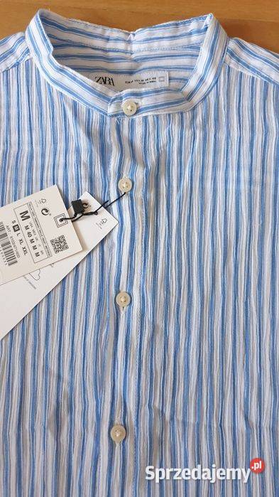 Zara koszula ze stójką nowa z metką bawełna SM mazowieckie Warszawa sprzedam
