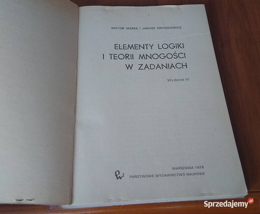 Elementy logiki i teorii mnogości w zadaniach Gdańsk