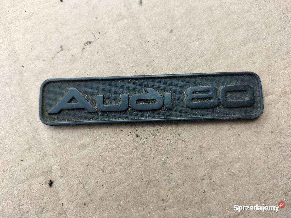 ZNACZEK EMBLEMAT NAPIS KONSOLI AUDI 80 lubelskie