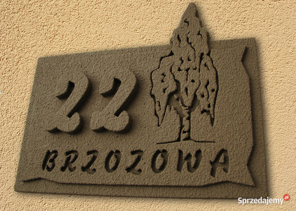 Ozdobna tablica adresowa Tablice i numery zachodniopomorskie Koszalin
