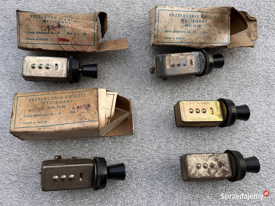 Przełącznik świateł wyciągany Żuk Syrena Nysa dostawcze Pozostałe Lubliniec sprzedam